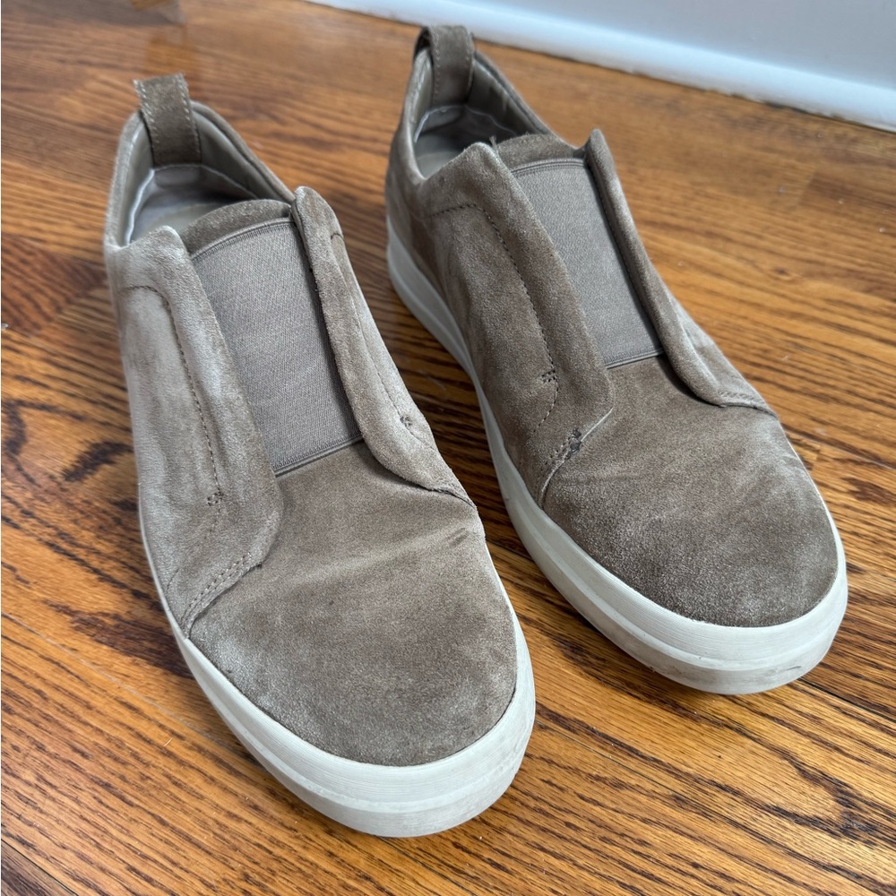 Vince Men's Suede Slip-On Sneakers